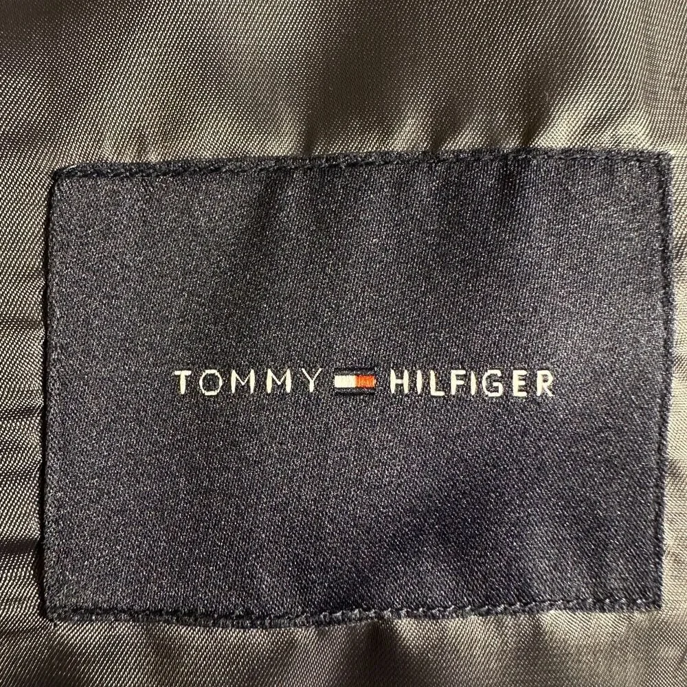 TOMMY HILFIGER Men’s Blazer 38R Sport Coat 2-Button Jacket Gray Wool 2-Vent